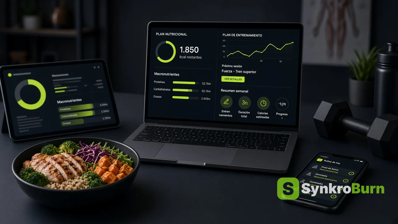 Nutrición y entrenamiento conectados en la misma plataforma SynkroBurn