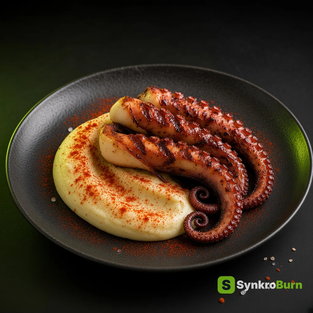 Receta del catálogo SynkroBurn: pulpo a la plancha